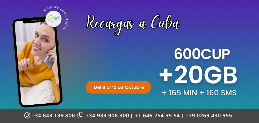RECARGA CUBACEL