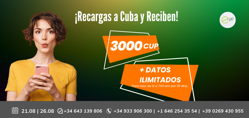 RECARGA CUBACEL