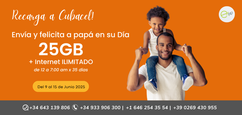 RECARGA ahora a CUBACEL